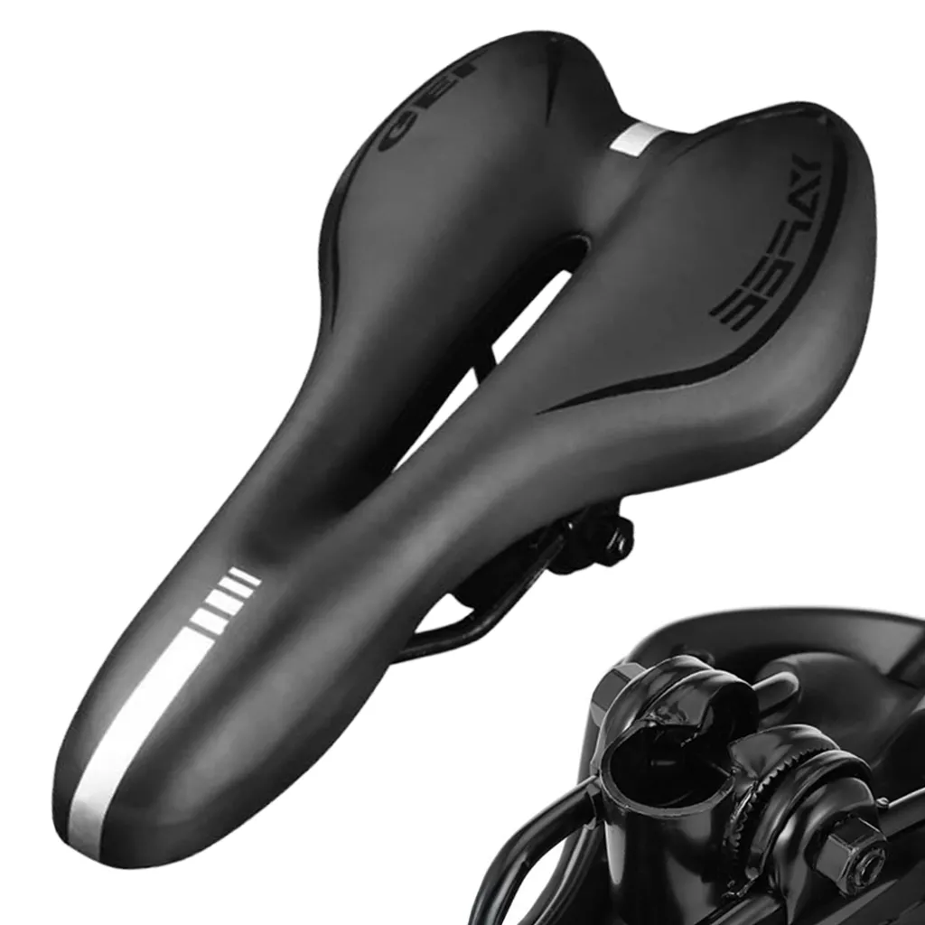Gel Bicycle Saddle with Ventilation Slot for Extra Riding Comfort