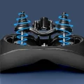 bicycle seat with dual shock springs for suspension