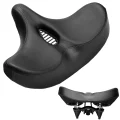 extra wide bicycle saddle seat with dual shock suspension springs main product image adsports nz