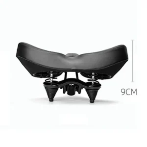 extra wide bicycle seat height dimension of 9cm