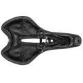 underside view of gel bike seat saddle