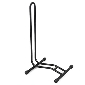 black bicycle rack for garage use