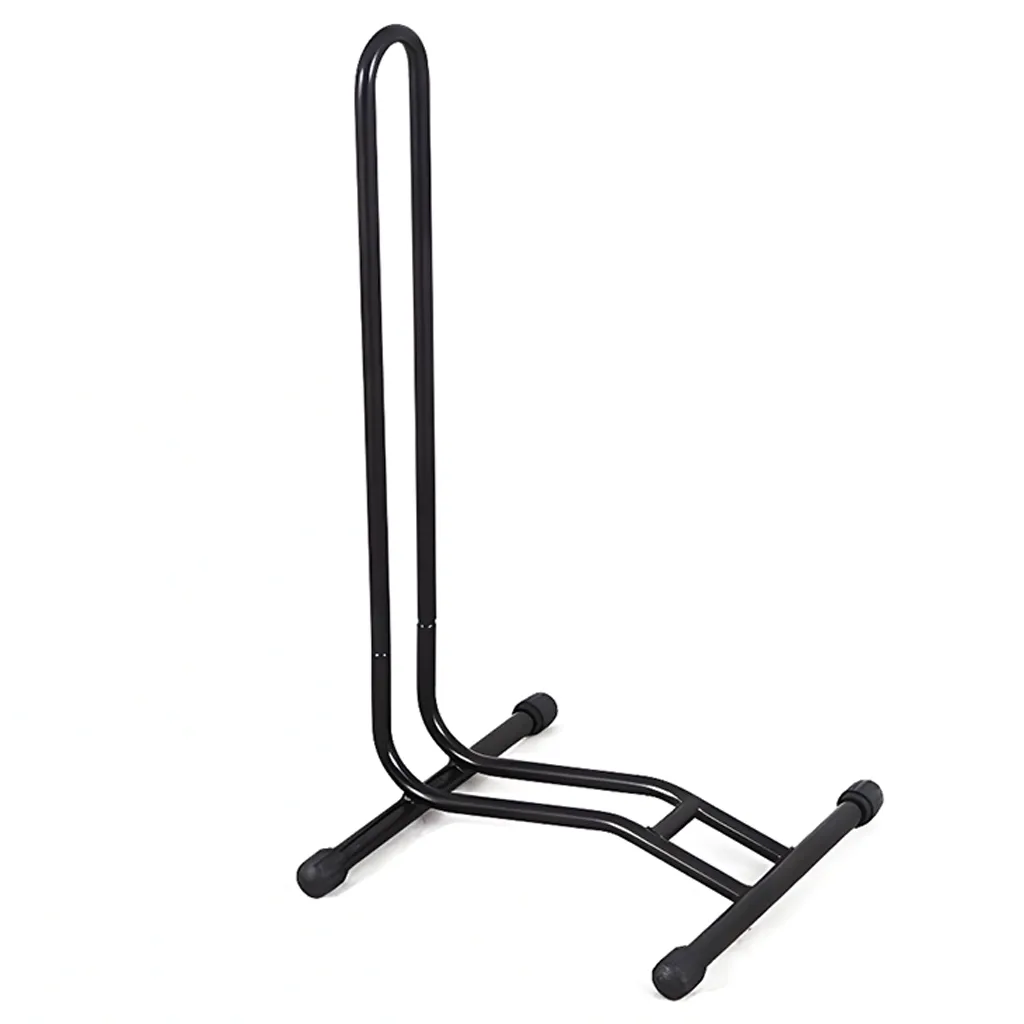 black bicycle rack for garage use