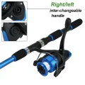 blue spinning rod set for kids