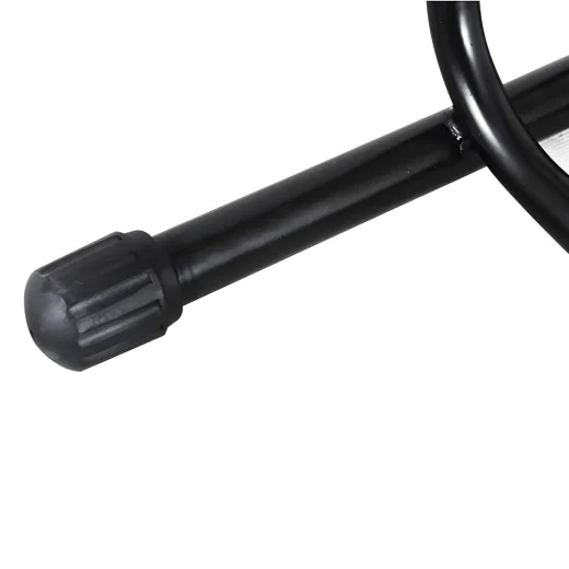 closeup view of bike stand foot