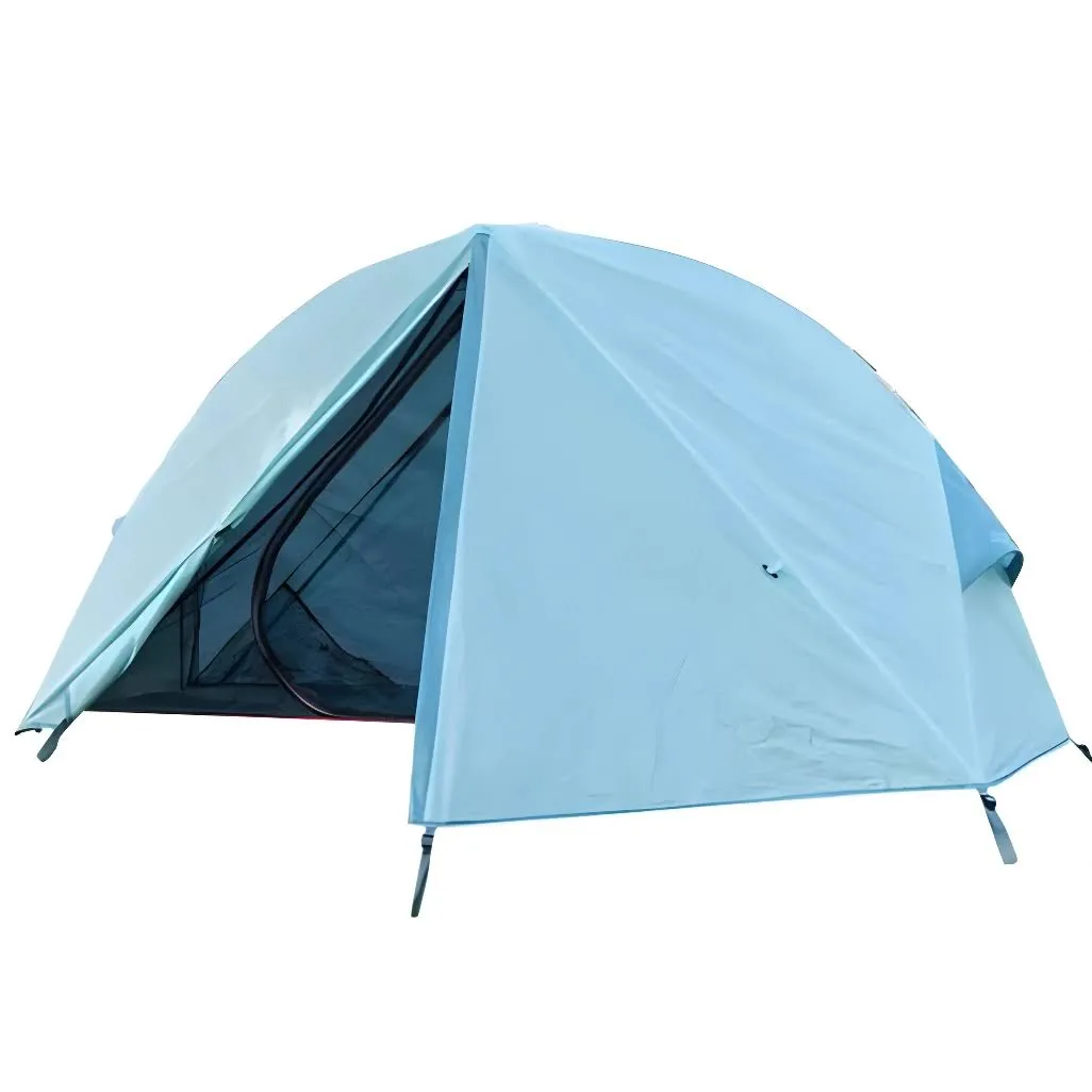 light blue colour 1 person lightweight tent