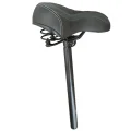 side profile view of adsports quickfit bike saddle