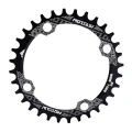 34T Bicycle Chain Ring 104BCT Black Colour Main Product Image