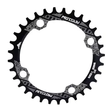 34T Bicycle Chain Ring 104BCT Black Colour Aluminium Alloy 7075