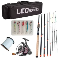 Coastal Spin Rod and Reel Combo SFR8S30-CRRC – 3 m Rod + DC3000 Reel + 30 lb Braid + NZ Lure Set