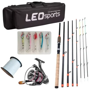 Coastal Spin Rod and Reel Combo SFR8S30-CRRC – 3 m Rod + DC3000 Reel + 30 lb Braid + NZ Lure Set