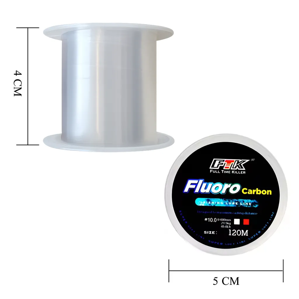 FTK fluorocarbon coating fishing line 0.20mm 7.15lb