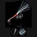 close up image of hook used in coastal lures set