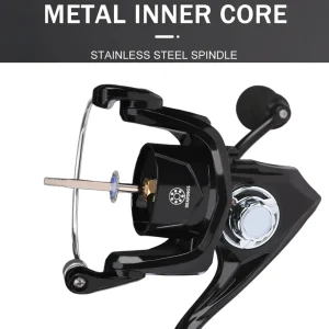metal inner core shown on a series spinning reels