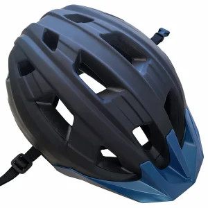 Bike Helmet Large 58-62cm 15 Vents Blue Visor AS/NZS 2063:2008 Certified MTB Cycling Helmet