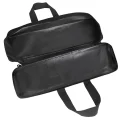 Open top view of 70cm fishing bag showing single-layer design