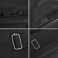 Steel buckle and strap reinforcement on 70cm fishing bag