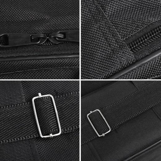 Steel buckle and strap reinforcement on 70cm fishing bag