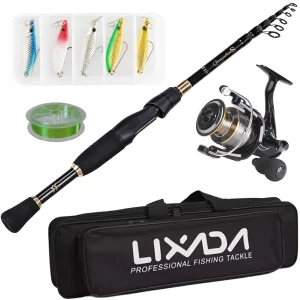 Trout Rod and Reel Combo 2.1M | DC2000 | Suckerme S-Spoon Lure Set 5Pk