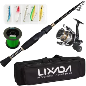 Trout Rod and Reel Combo 2.1M | DC2000 | Suckerme S-Spoon Lure Set 5Pk