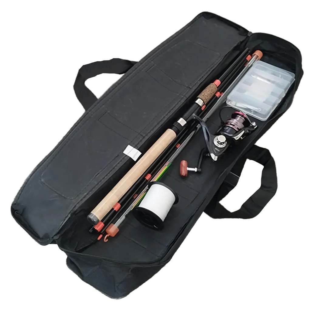 gear shown inside fishing bag