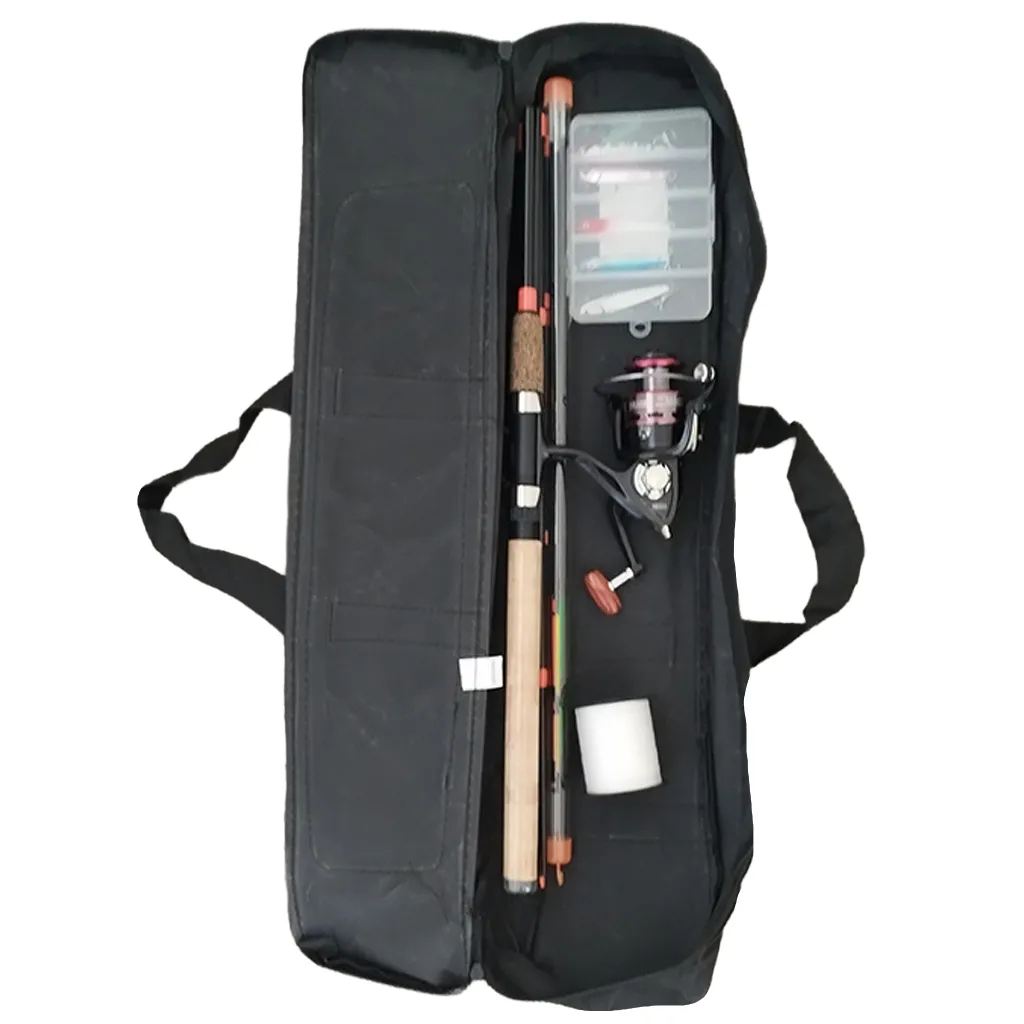 coastal fishing set inside fishing bag