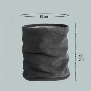 dimensions of grey colour when used as a neck buff
