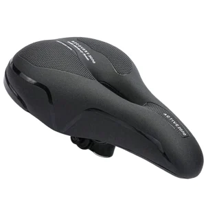 Comfortable Bike Seat Wide Memory Foam Saddle 26 x 19 cm