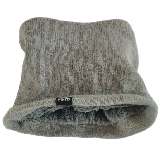 Thermal fleece lined buff neck warmer for cycling and hiking
