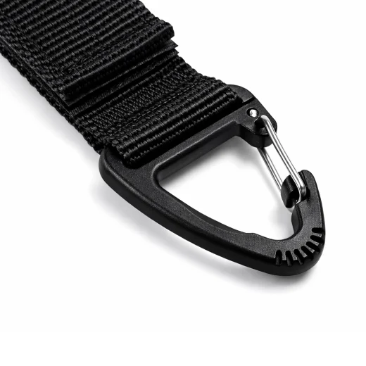 glove and accessory clip close up