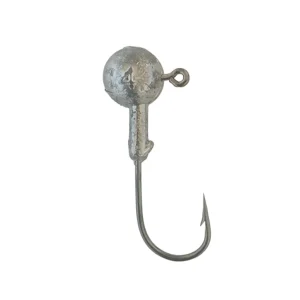 14g Jig Head Ball Head Soft Bait Hook with Line Eye and Bait Keeper