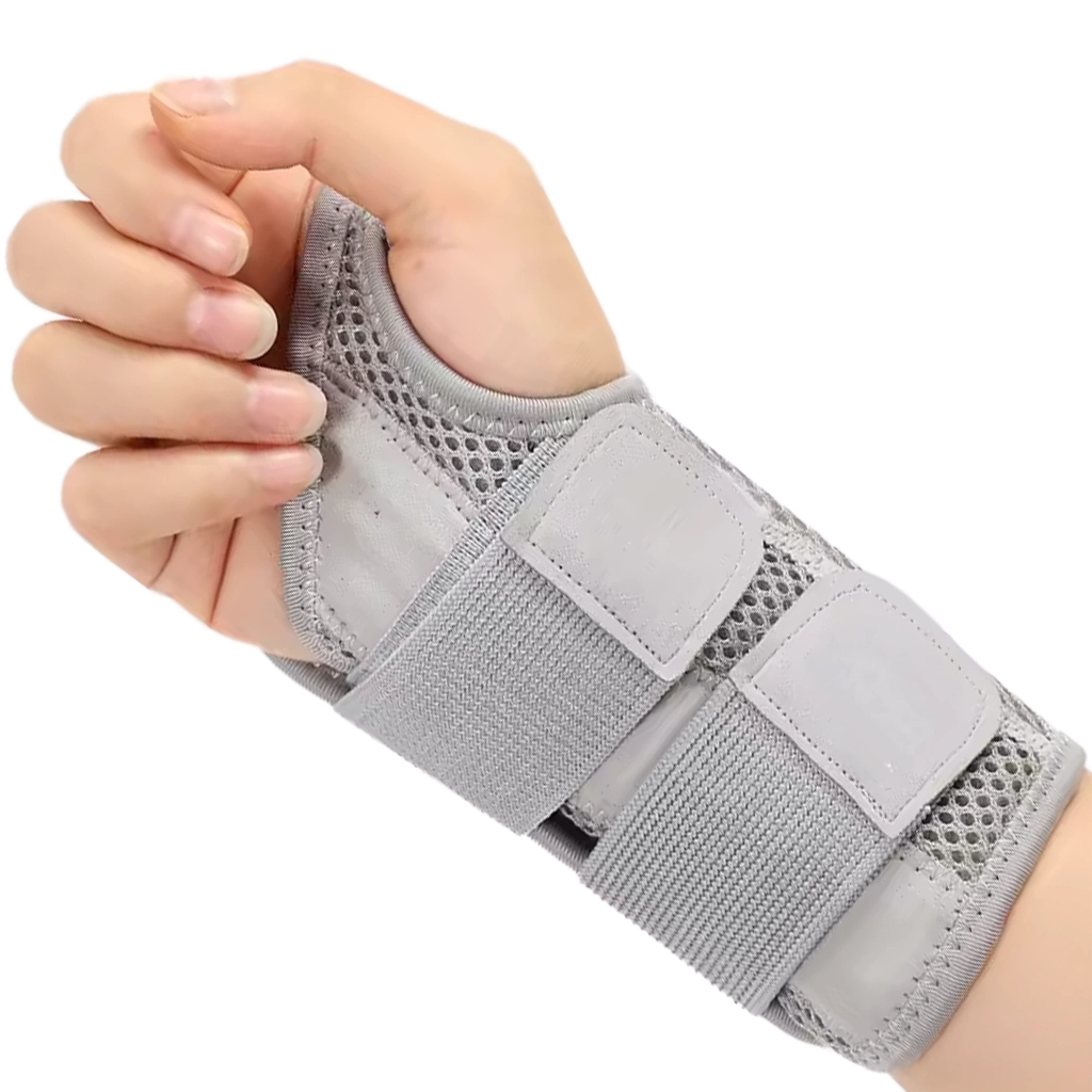 Wrist Splint Brace for Right Hand Adjustable 15-22cm for Carpal Tunnel, Tendonitis, Sprain and Wrist Support