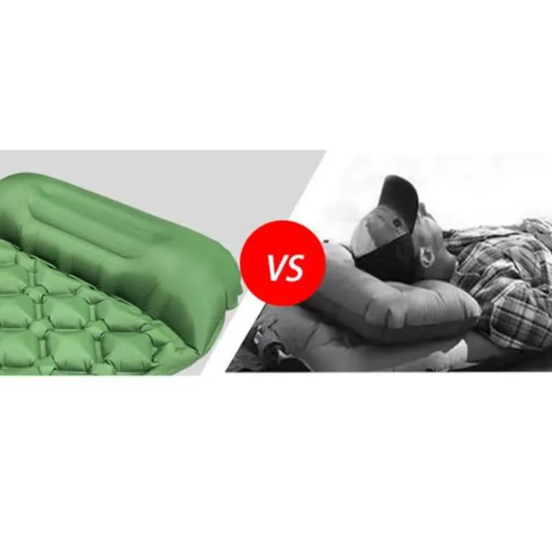 comparisioon image beteen mattress with pillow and mattress without