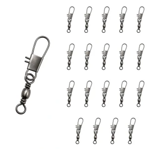 18kg Snap Swivels for Fishing 39mm 20 Pack