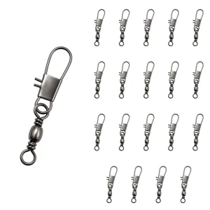 22kg Snap Swivels for Fishing 42mm 20 Pack