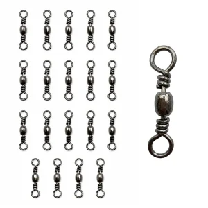 30kg Barrel Swivel Connectors 25mm 20 Pack