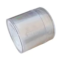 Angled view of Kadilali 200m monofilament fishing line spool in a clear storage case