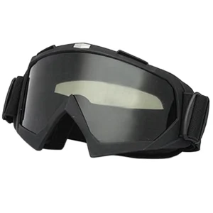Grey Tint Snow Goggles UV400 Detachable Lens 17.5cm Wide