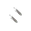 Suckerme 4oz Breakaway Sinker Set 2 Pack 100g Silver Lead Grapnel Surfcasting Weights