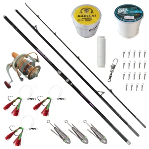 Surf Casting Combo 4.2m Rod & EF9000 Reel NZ Shore Fishing Starter Set