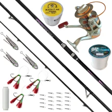Surfcasting Combo 4.2m Rod & EF9000 Reel NZ Shore Fishing Starter Set