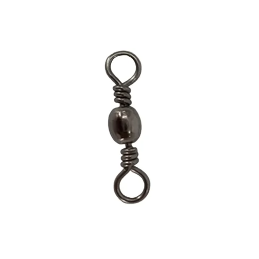 rolling barrel swivel with white background