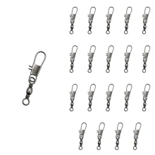 8kg Fishing Snap Swivels 26mm 20 Pack