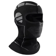 Black Balaclava Mask Thermal Polyester Full Face Neck Cover for Skiing Cycling and Helmet Use