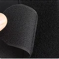 Close-up of the hook-and-loop fastening material used on the hinged knee brace