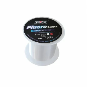 31.28LB Fluorocarbon Coated Leader Line 0.45mm 120m White